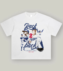 Los Angeles Dodgers Champions Shirt World Series Tribute Baseball Tee