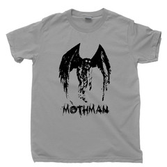 Mothman T Shirt UFO Alien Monster Jackalope Bigfoot Sighting Cryptid Hunter Tee