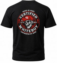 CERTIFIED WHITEBOY Street Skull T-Shirt Menswear Streetwear
