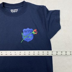 Gildan Dryblend Graphic T sz S Navy Weymouth Police Department Commemorative