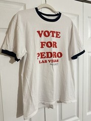 Vote For Pedro Las Vegas 2016 Napoleon Dynamite T Shirt Size Large
