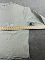 Kith Long Sleeve T-Shirt Men S Green Quinn Classic Pullover Streetwear Hypebeast
