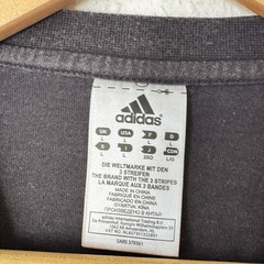 Adidas Black & Red Just Sports Graphic T-Shirt L 2449