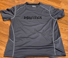Marmot Gray Light Weight T-Shirt Mens XL
