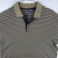 Callaway Golf Sport Men’s Short Sleeve Striped Polo Shirt