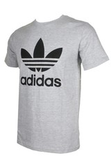 Adidas Men’s T-Shirt Trefoil Logo Design Classic Graphic Short Sleeve Shirt