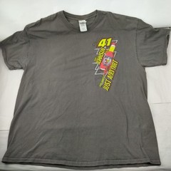 Jason Johnson Racing 41 Hot Sauce Add Dirt Distresed Graphic T Shirt Men’s XL