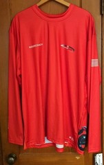 NWT The Sports Shirt Company Powerride University Red XXL Long Sleeve Shirt