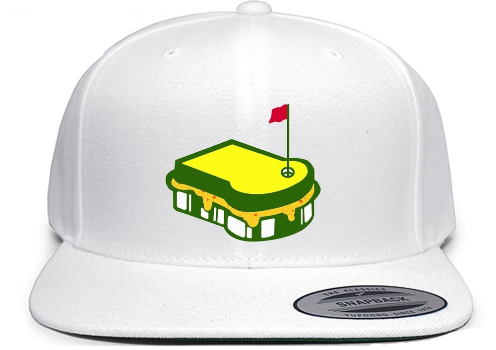 Masters Augusta Tiger Woods PIMENTO CHEESE SANDWICH Snapback Hat