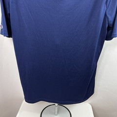 Champion T Shirt Men’s Large Short Sleeve Crew Neck Athletic Polyester Spell Out