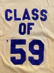 70s Russell Athletic Bobcats T-Shirt Yellow Gold Tag Single Stitch Vintage M