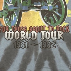 AC/DC Tie Dye T Shirt For Those About To Rock World 2021 Tour Blue Men’s M/L