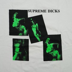NWT Supreme Dicks Tee White Size Medium FW20 Made in USA 100% Authentic