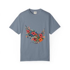 Psychedelic Hibiscus Manta Graphic Tee