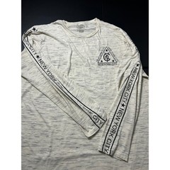 The Foundry Supply Co Cream Long Sleeve Shirt Mens 3XLT