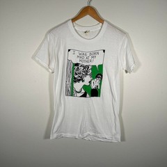 Vintage 80s Lichtenstein Flying fish LA art tee