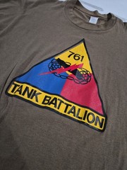 Vintage Soffe Shirts Army Tank Battalion Unisex T Shirt Size XL Made In USA!