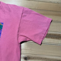 Vintage 1992 Perdido Beach Tropical Fish Dolphin Ocean Art Graphic T-Shirt Large