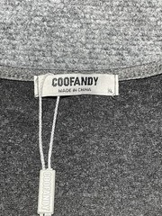 Coofandy Sleeveless Tank Top Shirt Gray Size XL NWT