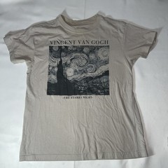 Mighty Fine “Vincent Van Gogh” The Starry Night XS T-Shirt Brown