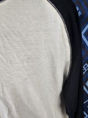 Stafford Tshirt Longsleeve XL Men Black White Length 27″ Chest 48″