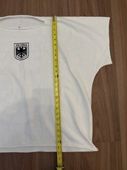 Vultures Logo Graphic Oversized Crew Neck Cotton Knit T-Shirt, White/Black 2