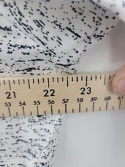 Brooklyn Cloth Shirt Mens XL White Black Speckle Crew Neck Short Sleeve Y2K