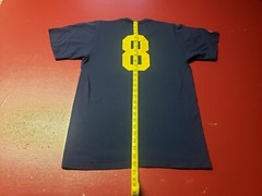 Vintage Russell Athletics 2 Button T-Shirt Blu M Cotton Blend Made In U.S.A.