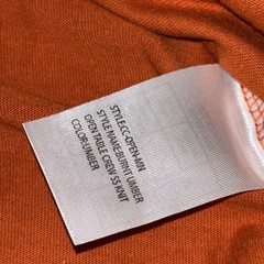Craft + Flow Mens Pocket T Shirt Small Orange Casual Streetwear Tee NWT