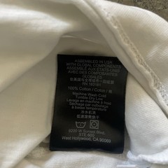 Rhude New Money Graphic Tee White Size Large SS23 Streetwear Luxury