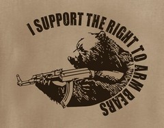 I Support the Right to Arm Bears T-Shirt S M L XL 2XL