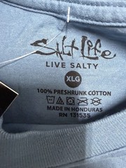 Salt Life Blue Long Sleeve Shirt Size XL NWT #loungewear #summer