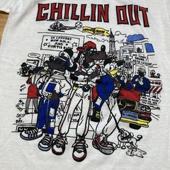 Run DMC Shirt XS Vintage 80s 90s Disney Parody Cartoon Chillin Hip Hop Rap Tee