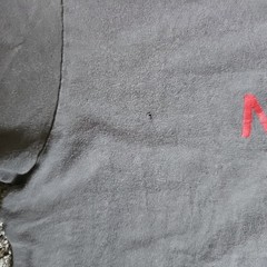 The North Face Size Medium Gray and Red Short Sleeve Shirt – Graphic is Cracking