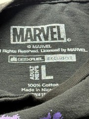 Marvel T Shirt Mens Large Black Graphic Infinity War Gauntlet Thanos Cotton