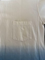 Rare 90s-00s Champion Reverse Weave Pocket T-Shirt Medium Dip-Dye Gradient