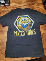 Matco Tools Tshirt With Logo On Front And Eagle On Back