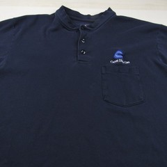 Bulwark Shirt Mens Large Blue Henley FR Fire Resistant Pocket Cat 2 Workwear