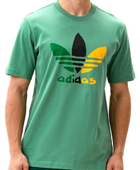 NEW MEN’S ADIDAS ORIGINALS MULTI COLOR TREFOIL SHIRT ~SIZE XL #IZ2571