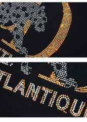 New Fashion Tiger Rhinestone Summer Short Sleeve Luxury Men Streetwear T-Shirt
