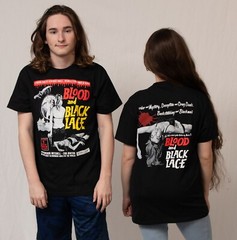 BLOOD AND BLACK LACE 1964 2-Sided T-Shirt Size: MEDIUM Mario Bava Giallo Gialli