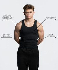 Ekkovision Beaters, Men’S Tank Tops, Cotton Spandex Blend Tanks Tops for Men, Co