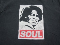 JAMES BROWN Vintage T Shirt (S) Soul Bar Y2K Music Box Logo Augusta Georgia