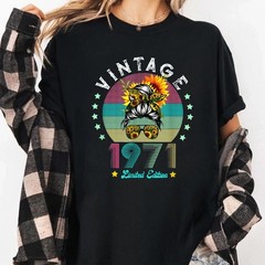 Vintage 1971 55th Birthday Limited Edition Shirt