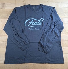 New!! Men’s XXL Fade Golf n’ Stuff Workshop Long Sleeve T-Shirt Script Logo