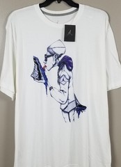 JORDAN XI RETRO 11 CONCORD SHIRT ICEY SOLES WHITE RARE NEW 480613-100 (SIZE 4XL)