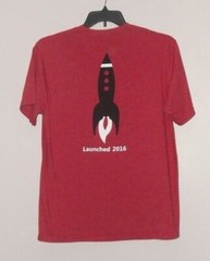 Microsoft Launched 2016 Dark Red T-Shirt w/ Rocket Size M VGUC – DISTRICT MADE