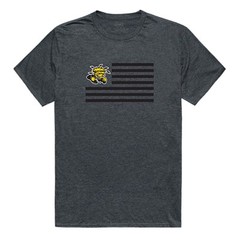 Wichita State University Shockers NCAA Logo USA Flag T-Shirt S-2XL