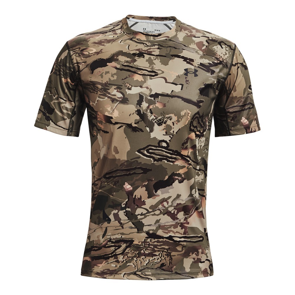 UA Iso-Chill Brush Line Short Sleeve Shirt – UA Forest All Season Camo – Medium