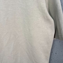 Uniqlo U Mens Large Beige Airism Oversized T-Shirt Cotton Blend Crewneck